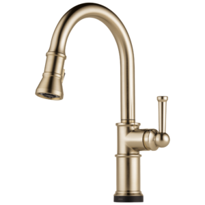 Brizo Artesso®: SmartTouch® Pull-Down Kitchen Faucet In Luxe Gold