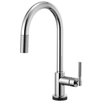 Brizo Litze®: SmartTouch® Pull-Down Kitchen Faucet with Arc Spout and Knurled Handle In Chrome