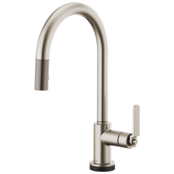 Brizo Litze®: SmartTouch® Pull-Down Kitchen Faucet with Arc Spout and Industrial Handle In Stainless