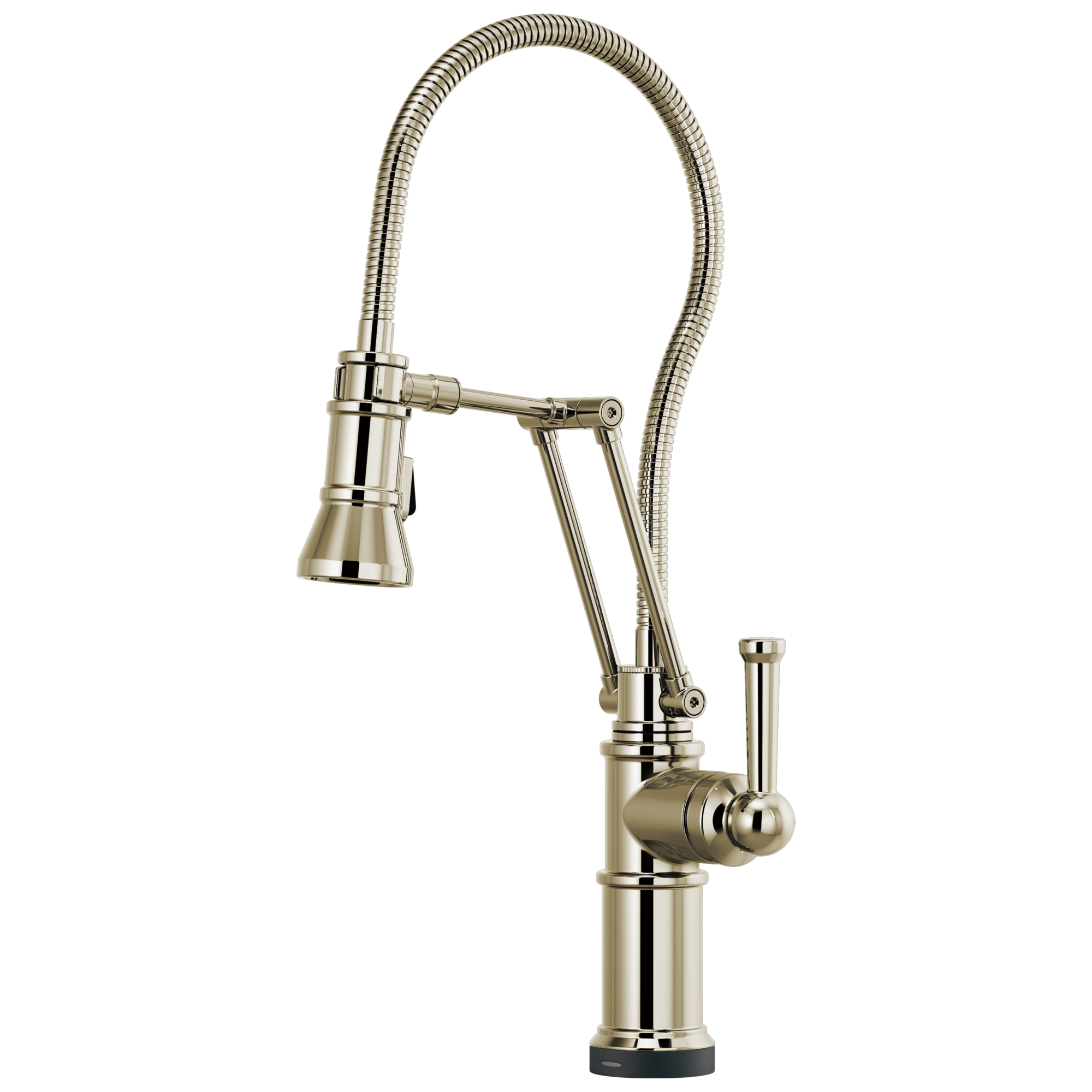 Brizo Artesso®: SmartTouch® Articulating Kitchen Faucet With Finished Hose In Polished Nickel