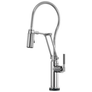Brizo Litze®: SmartTouch® Articulating Kitchen Faucet With Finished Hose In Chrome