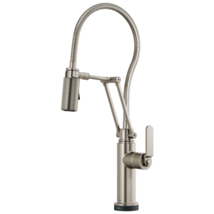 Brizo Litze®: SmartTouch® Articulating Kitchen Faucet With Finished Hose In Stainless