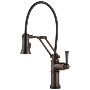 Brizo Artesso®: Single Handle Articulating Kitchen Kitchen Faucet with SmartTouch® Technology In Venetian Bronze