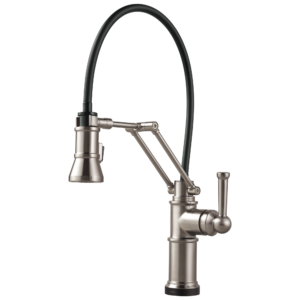 Brizo Artesso®: Single Handle Articulating Kitchen Kitchen Faucet with SmartTouch® Technology In Stainless