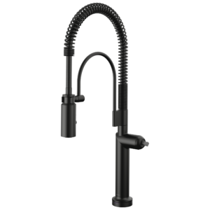 Brizo Odin®: SmartTouch® Semi-Professional Kitchen Faucet – Less Handle In Matte Black