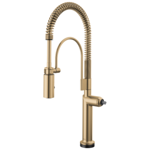 Brizo Odin®: SmartTouch® Semi-Professional Kitchen Faucet – Less Handle In Luxe Gold