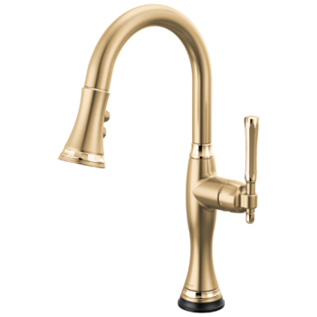 Brizo The Tulham™ Kitchen Collection by Brizo®: SmartTouch® Pull-Down Prep Kitchen Faucet In Luxe Gold / Polished Gold