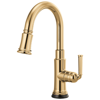 Brizo Rook®: SmartTouch®  Pull-Down Prep Faucet In Polished Gold