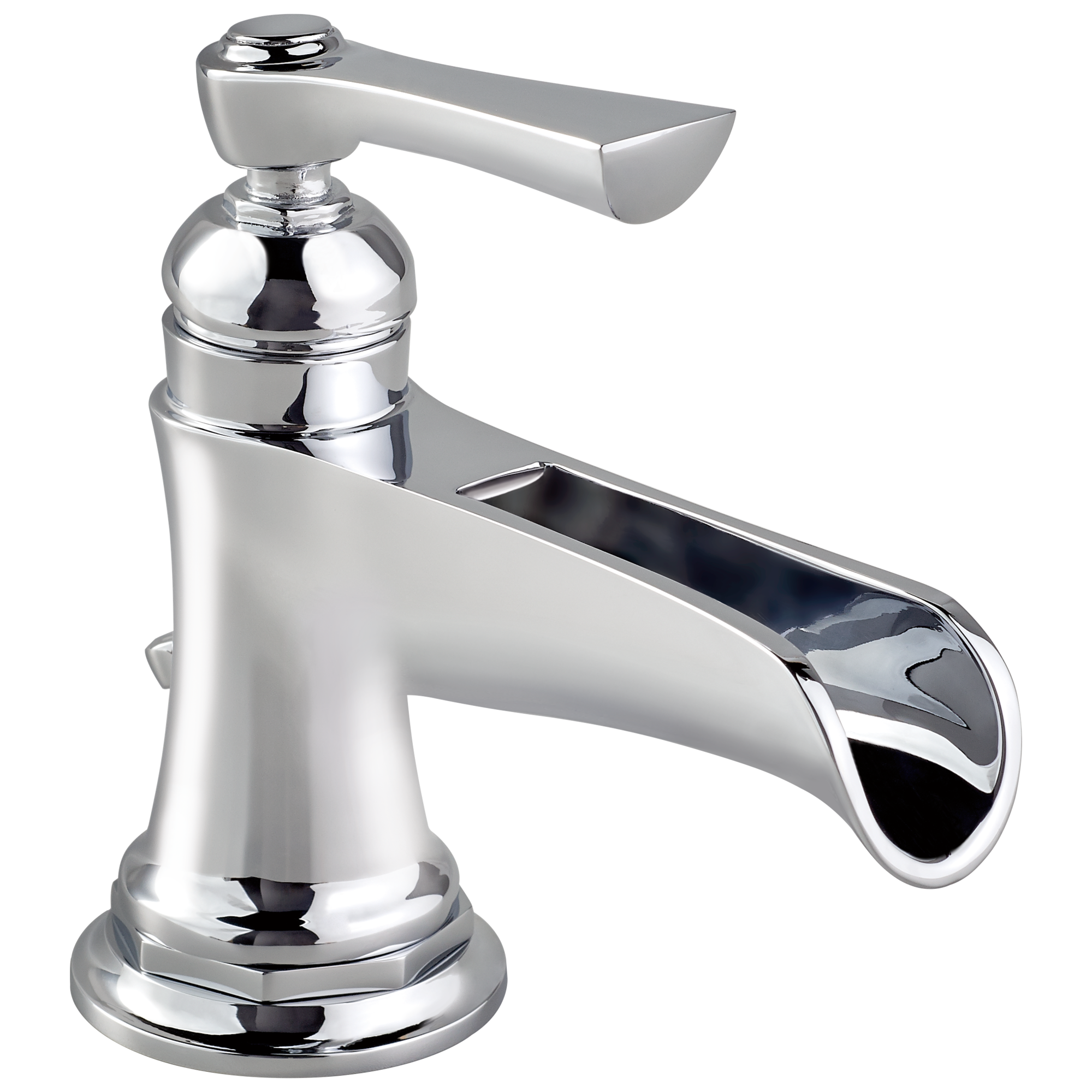 Brizo Rook®: Single-Handle Lavatory Faucet with Channel Spout 1.2 GPM In Chrome