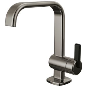 Brizo Allaria™: Single-Handle Lavatory Faucet 1.2 GPM In Brilliance Black Onyx / Matte Black