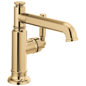 Brizo Invari®: Single-Handle Lavatory Faucet 1.5 GPM In Polished Gold