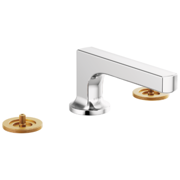 Brizo Kintsu®: Widespread Lavatory Faucet with Low Spout - Less Handles 1.5 GPM In Chrome