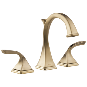 Brizo Virage®: Widespread Lavatory Faucet 1.5 GPM In Luxe Gold
