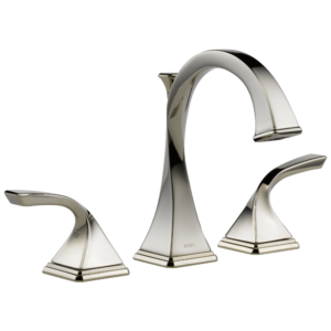 Brizo Virage®: Widespread Lavatory Faucet 1.5 GPM In Polished Nickel