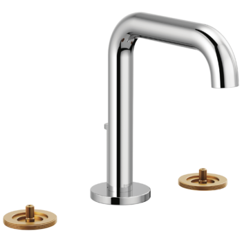 Brizo Litze®: Widespread Lavatory Faucet with High Spout - Less Handles 1.2 GPM In Chrome