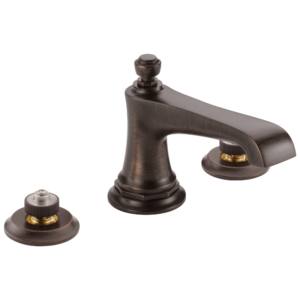 Brizo Rook®: Widespread Lavatory Faucet – Less Handles 1.2 GPM In Venetian Bronze