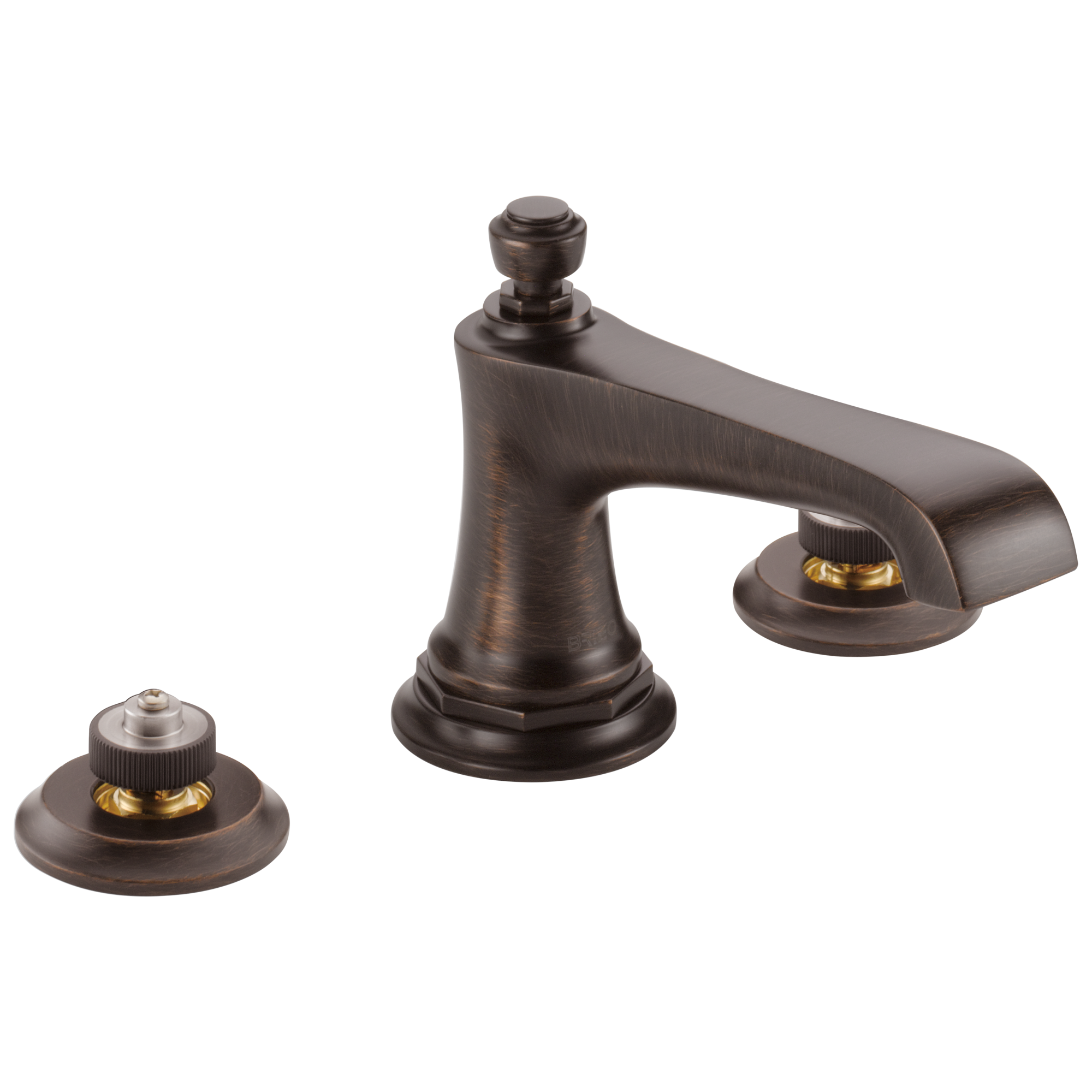 Brizo Rook®: Widespread Lavatory Faucet - Less Handles 1.2 GPM In Venetian Bronze