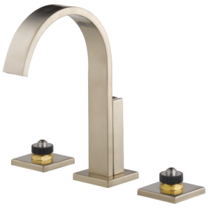 Brizo Sider®: Widespread Lavatory Faucet – Less Handles 1.2 GPM In Brushed Nickel