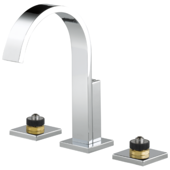 Brizo Siderna®: Widespread Lavatory Faucet - Less Handles 1.2 GPM In Chrome
