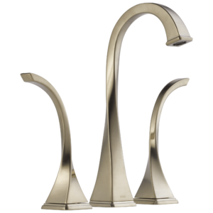 Brizo Virage®: Widespread Vessel Lavatory Faucet 1.5 GPM In Brushed Nickel
