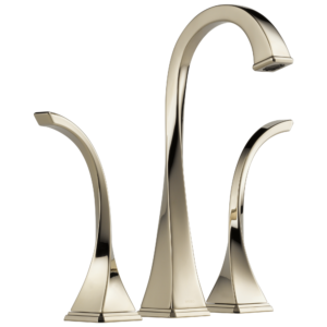 Brizo Virage®: Widespread Vessel Lavatory Faucet 1.2 GPM In Polished Nickel