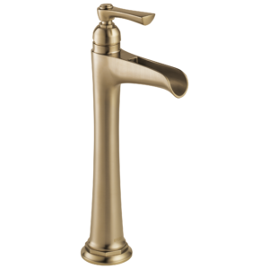 Brizo Rook®: Single-Handle Vessel Lavatory Faucet with Channel Spout 1.5 GPM In Luxe Gold