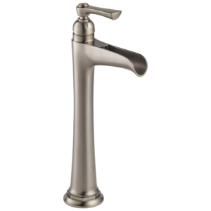 Brizo Rook®: Single-Handle Vessel Lavatory Faucet with Channel Spout 1.5 GPM In Luxe Nickel