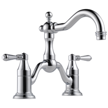 Brizo Tresa®: Two-Handle Widespread Bridge Lavatory Faucet 1.2 GPM In Chrome