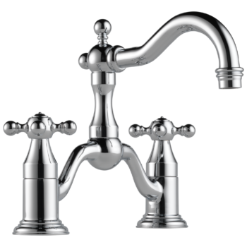 Brizo Tresa®: Two-Handle Widespread Bridge Lavatory Faucet 1.2 GPM In Chrome