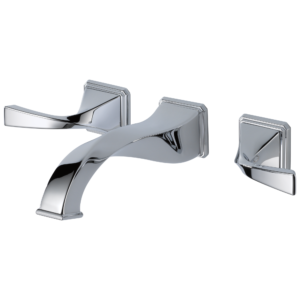 Brizo Virage®: Two-Handle Wall Mount Lavatory Faucet 1.2 GPM In Chrome