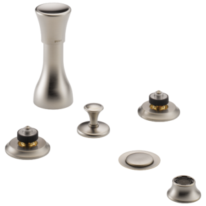 Brizo Rook®: Bidet Faucet – Less Handles In Luxe Nickel