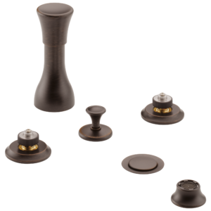 Brizo Rook®: Bidet Faucet – Less Handles In Venetian Bronze