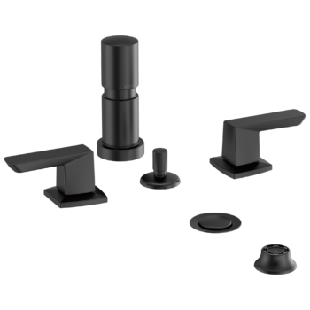 Brizo Vettis®: Two-Handle Bidet Faucet In Matte Black