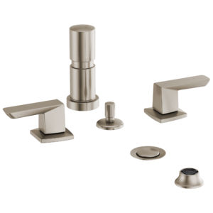 Brizo Vettis®: Two-Handle Bidet Faucet In Luxe Nickel