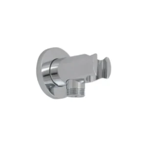 Mountain Plumbing Round Waterway Elbow with Handshower Holder In Brushed Nickel