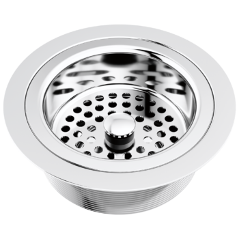 Brizo Other: Kitchen Sink Flange with Strainer In Chrome