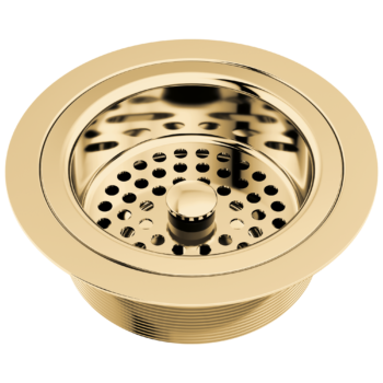Brizo Other: Kitchen Sink Flange with Strainer In Polished Gold