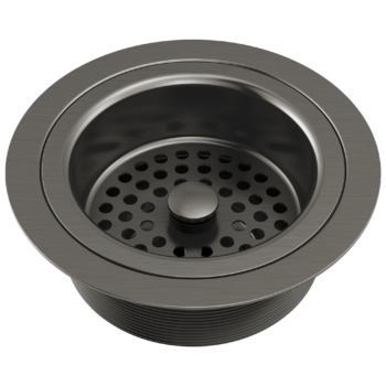 Brizo Other: Kitchen Sink Flange with Strainer In Luxe Steel