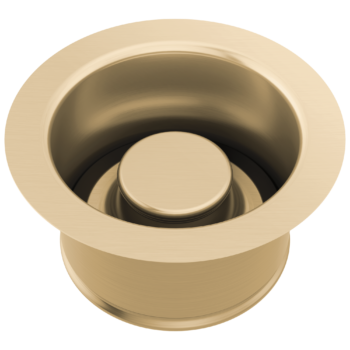 Brizo Other: Kitchen Sink Disposal Flange with Stopper In Luxe Gold