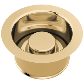 Brizo Other: Kitchen Sink Disposal Flange with Stopper In Polished Gold
