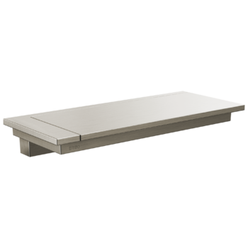 Brizo Frank Lloyd Wright®: Wall Shelf In Luxe Nickel