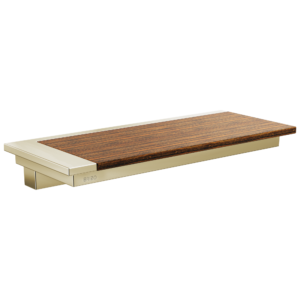 Brizo Frank Lloyd Wright®: Wall Shelf In Polished Nickel Wood