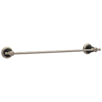 Brizo Rook®: 18" Towel Bar In Luxe Nickel / Matte Black