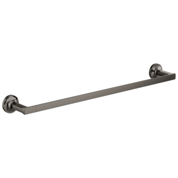 Brizo Kintsu®: 24" Towel Bar In Brilliance Black Onyx