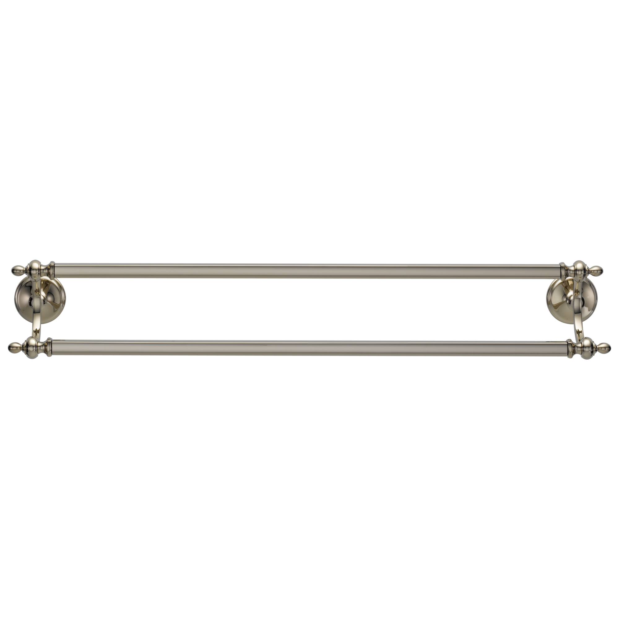 Brizo Charlotte®: 24" Double Towel Bar In Polished Nickel
