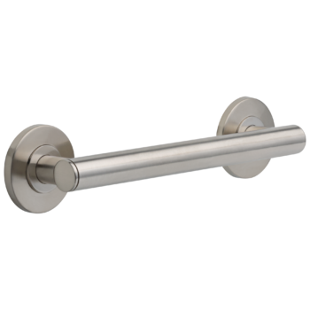 Brizo Other: 12" Linear Round Grab Bar In Luxe Nickel