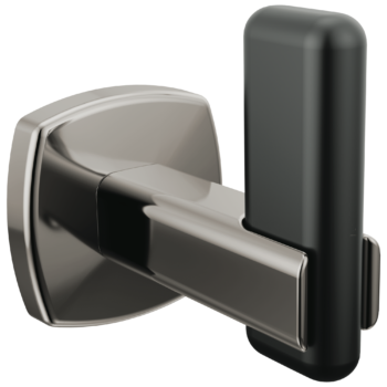 Brizo Allaria™: Robe Hook In Brilliance Black Onyx / Matte Black
