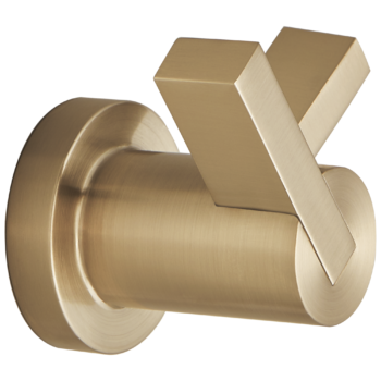 Brizo Litze®: Double Robe Hook In Luxe Gold