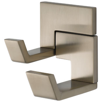 Brizo Siderna®: Double Robe Hook In Brushed Nickel