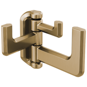 Brizo Levoir™: Hinged Robe Hook In Luxe Gold